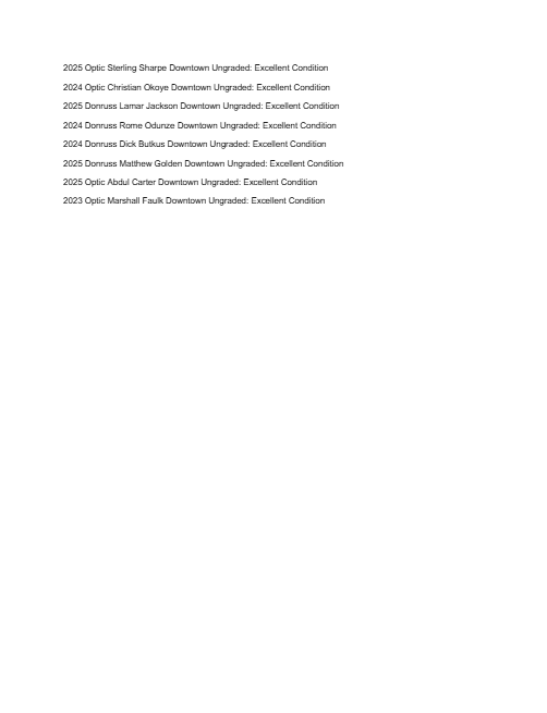 2026 Guaranteed Downtown! Football Edition Series A