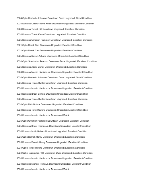 2026 Guaranteed Downtown! Football Edition Series C