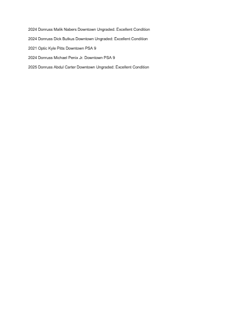 2026 Guaranteed Downtown! Football Edition Series C