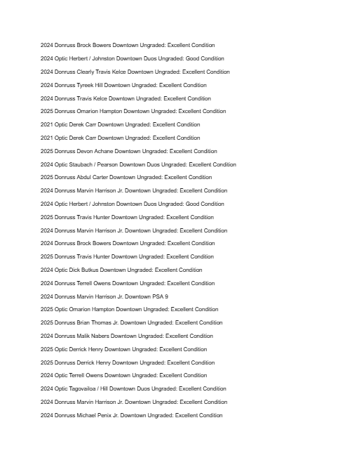 2026 Guaranteed Downtown! Football Edition Series C